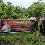 Polsek Sungai Raya Tingkatkan Patroli Karhutla di Wilayah Rawan Kebakaran Lahan