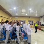 Sat Lantas Polres Langsa Edukasi Pelajar Lewat Program Police Go To School