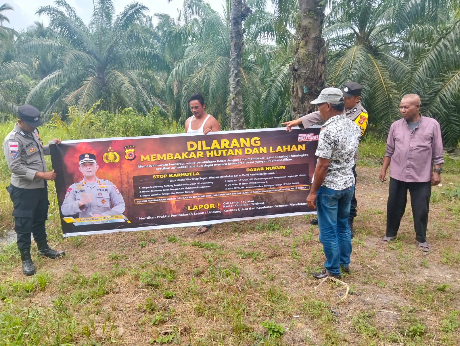 Polsek Sungai Raya Intensifkan Patroli Karhutla untuk Cegah Kebakaran Hutan dan Lahan