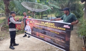 Polsek Rantau Selamat Intensifkan Patroli Karhutla, Cegah Kebakaran Hutan dan Lahan di Wilayah Rawan