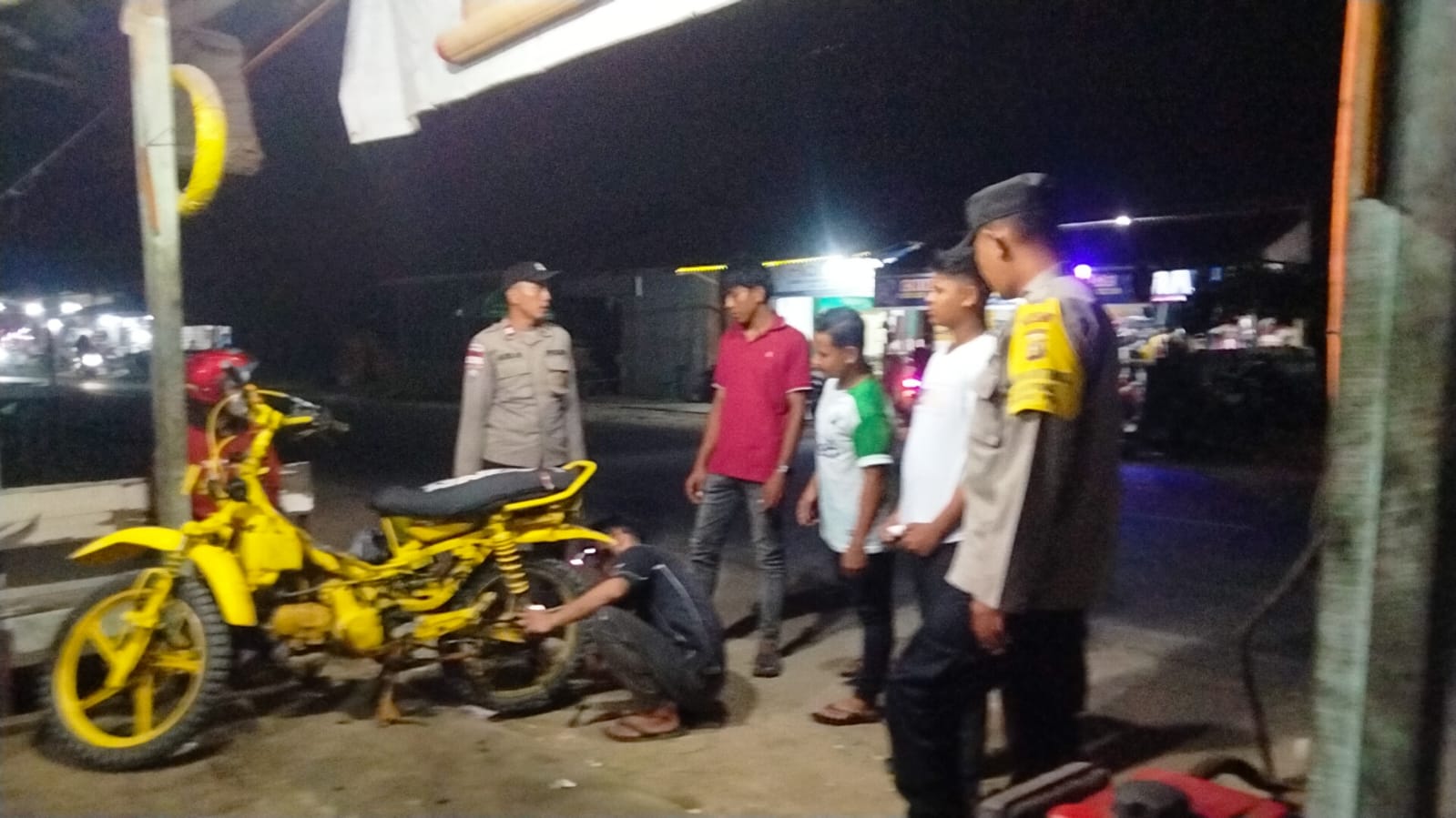 Polsek Sungai Raya Intensifkan Patroli Malam Demi Menjaga Kondusifitas Wilayah