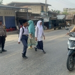Polsek Rantau Selamat Intensifkan Strong Point Pagi di Jalur Medan–Banda Aceh