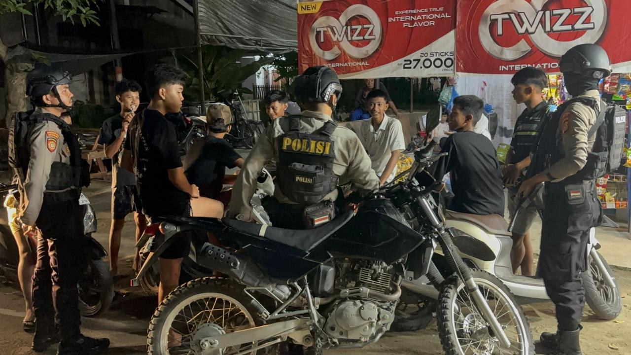 Sat Samapta Polres Langsa Gelar Patroli Perintis Presisi Antisipasi Guantibmas Malam Hari