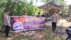 Polsek Sungai Raya Tingkatkan Patroli Karhutla untuk Cegah Kebakaran Hutan dan Lahan