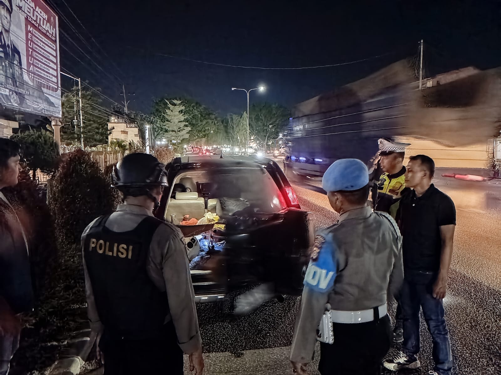Polres Langsa Gelar KRYD dan Razia Cipta Kondisi Antisipasi Gangguan Kamtibmas