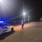 Satlantas Polres Langsa Gelar Patroli Blue Light Antisipasi Balap Liar di Kawasan Langsa Barat