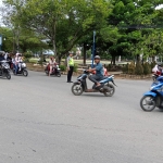 Satlantas Polres Langsa Maksimalkan Strong Point Pagi di Jalur Utama Kota Langsa