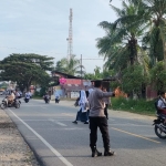 Polsek Sungai Raya Tingkatkan Pengaturan Lalu Lintas di Kawasan Sekolah Demi Keselamatan Pelajar