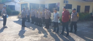 Polsek Rantau Selamat Tekankan Peran Bhabinkamtibmas dalam Problem Solving Melalui Apel Pagi