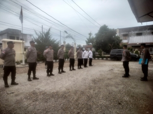 Polsek Langsa Jadikan Apel Pagi Sebagai Cermin Kesiapan Personel dalam Bertugas