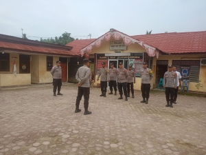 Polsek Manyak Payed Laksanakan Apel Pagi untuk Penguatan Disiplin dan Pengawasan Internal