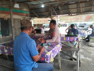 Sat Polairud Polres Langsa Intensifkan Patroli Dialogis di Kawasan Pesisir Kuala Langsa
