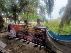 Polsek Langsa Barat Gencarkan Patroli dan Sosialisasi Karhutla di Kawasan Rawan Kebakaran