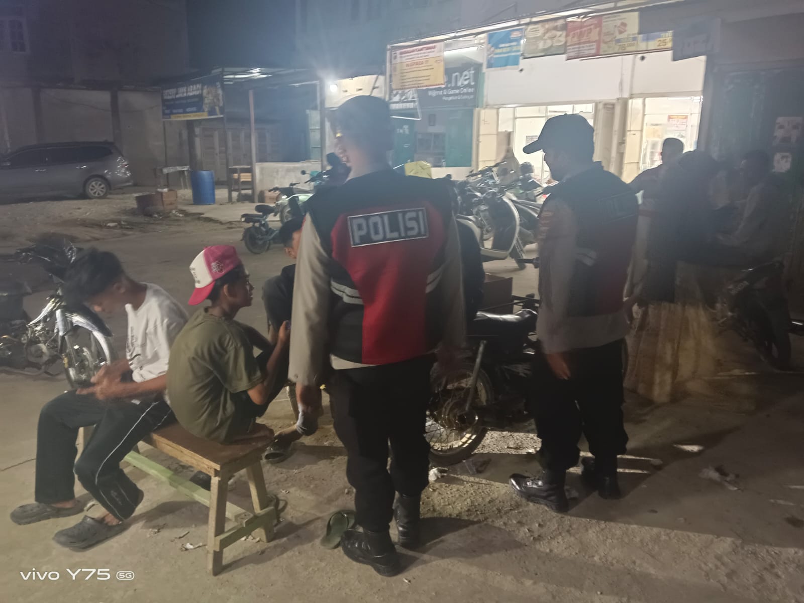 Polsek Manyak Payed Intensifkan Patroli Malam Pasca Banjir di Wilayah Kecamatan Manyak Payed