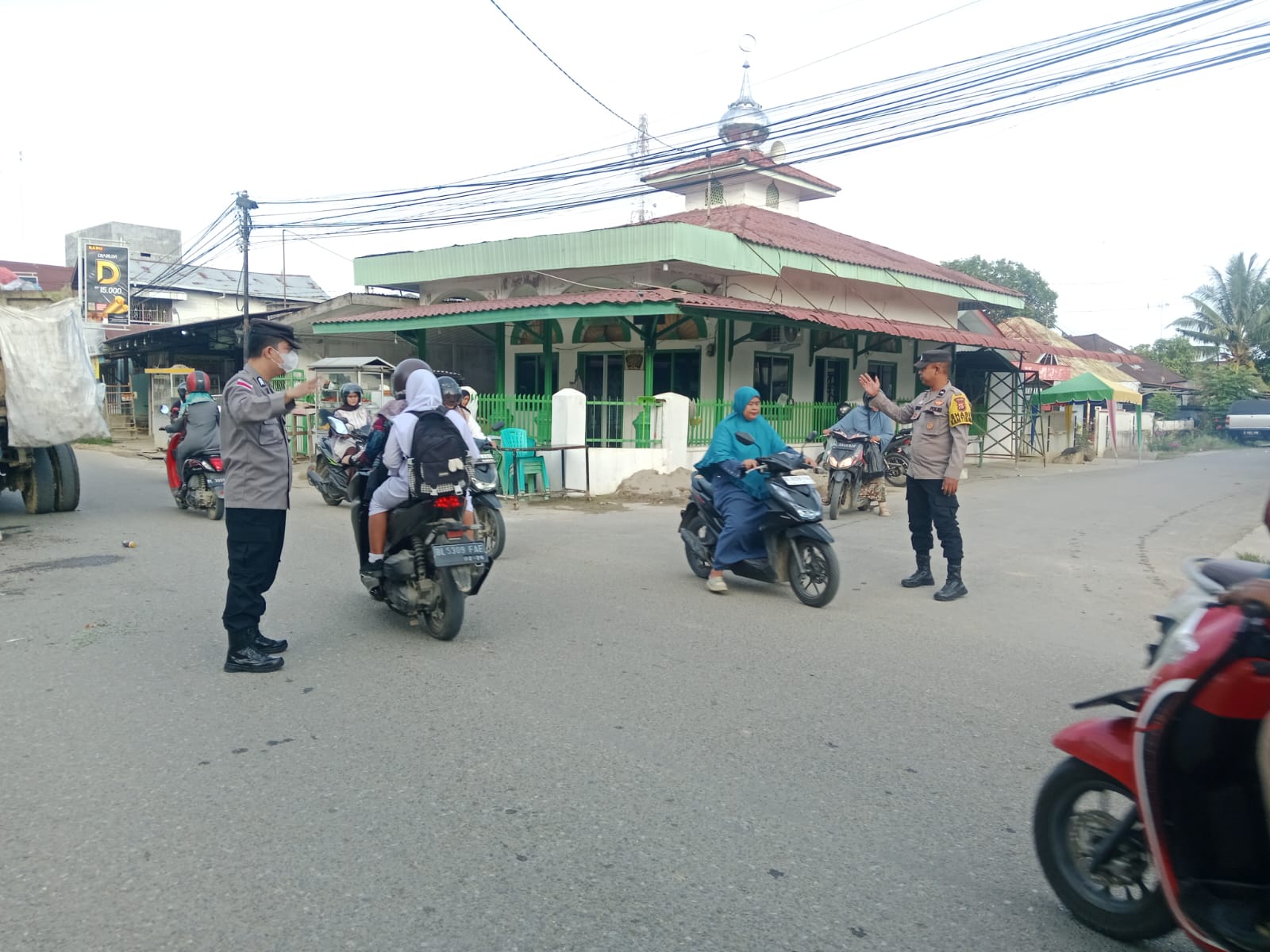 Polsek Langsa Laksanakan Giat Protap 01 untuk Wujudkan Kamtibcarlantas yang Kondusif