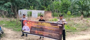 Polsek Rantau Selamat Intensifkan Patroli Karhutla di Kawasan Rawan Kebakaran