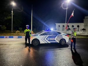 Satlantas Polres Langsa Intensifkan Patroli Blue Light Antisipasi Balap Liar di Kawasan Hutan Lindung