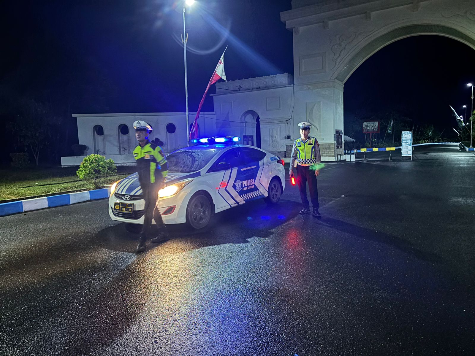 Sat Lantas Polres Langsa Intensifkan Patroli Blue Light untuk Antisipasi Balap Liar di Kawasan Hutan Lindung