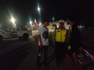 Sat Lantas Polres Langsa Intensifkan Patroli Blue Light Antisipasi Balap Liar