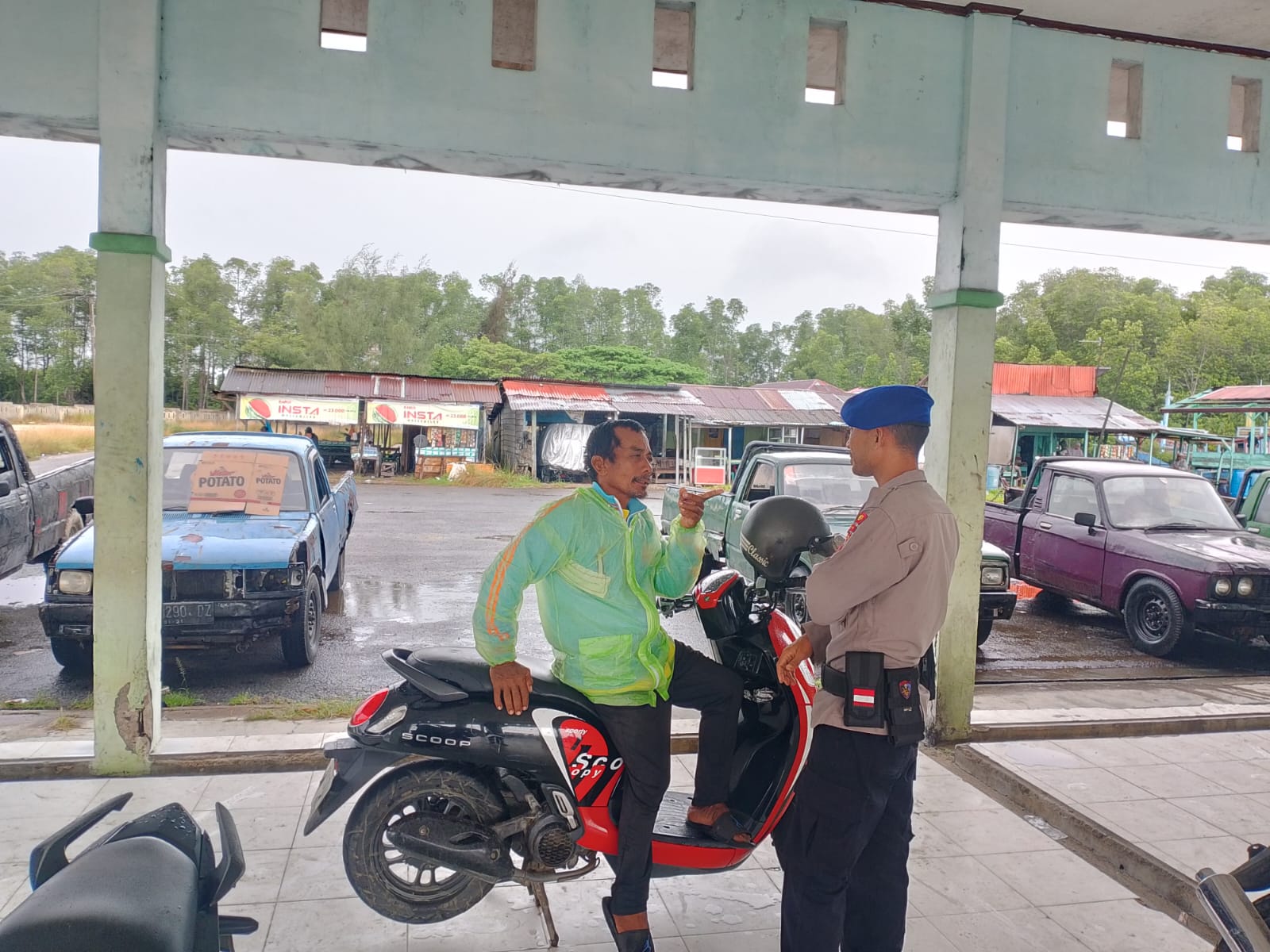 Sat Polairud Polres Langsa Tingkatkan Patroli Dialogis di Kawasan TPI Kuala Langsa