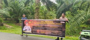 Polsek Rantau Selamat Tingkatkan Patroli Karhutla untuk Cegah Kebakaran Hutan dan Lahan
