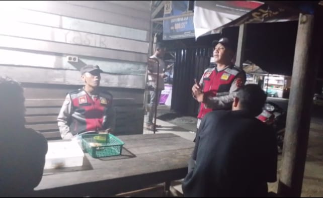 Polsek Rantau Selamat Gelar Patroli Dialogis untuk Ciptakan Situasi Aman dan Kondusif