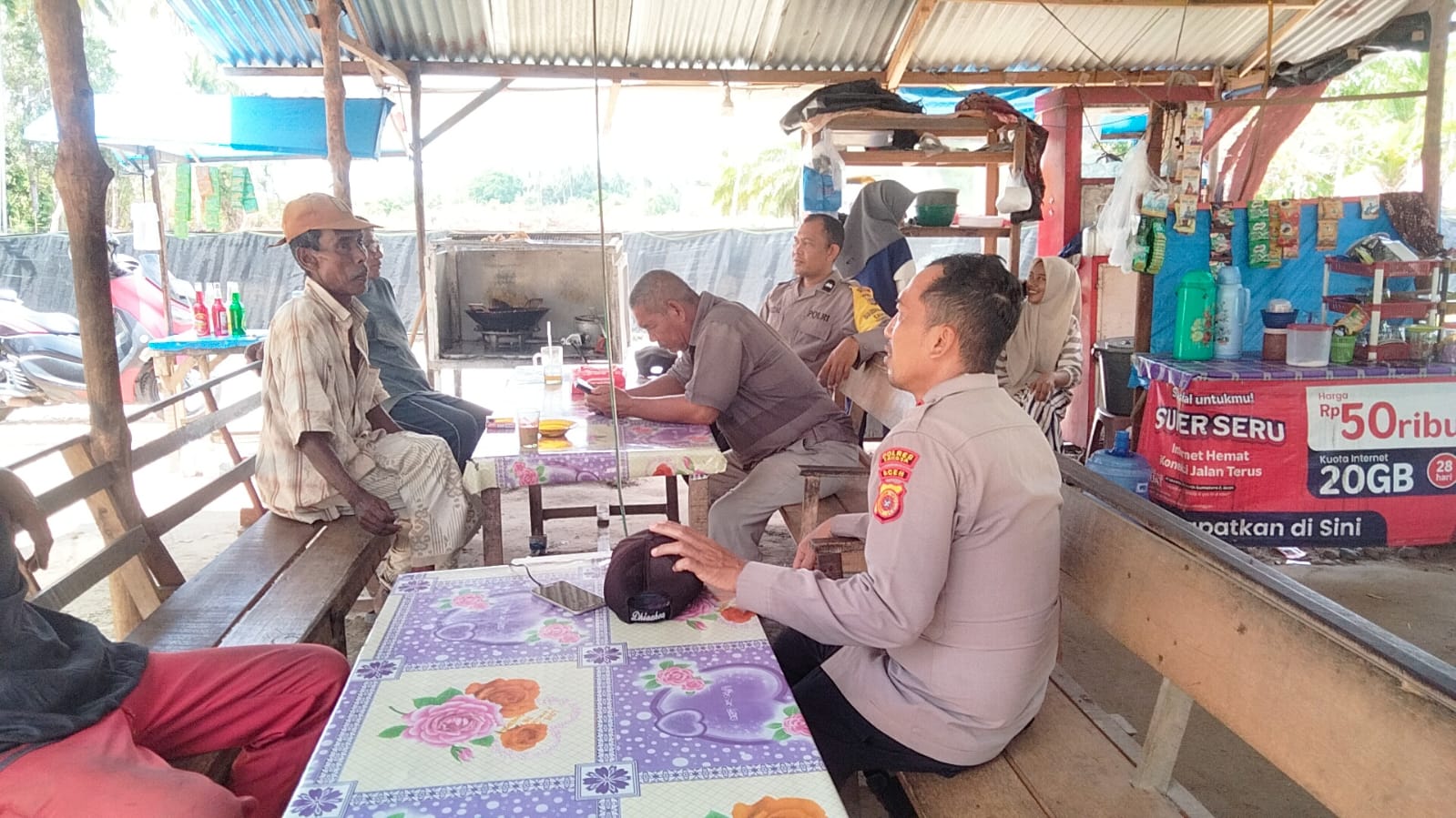 Polsek Sungai Raya Tingkatkan Patroli Harkamtibmas di Wilayah Kecamatan Sungai Raya