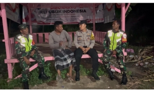 Polsek Langsa Barat Intensifkan Patroli Sambang Gampong Jaga Stabilitas Kamtibmas