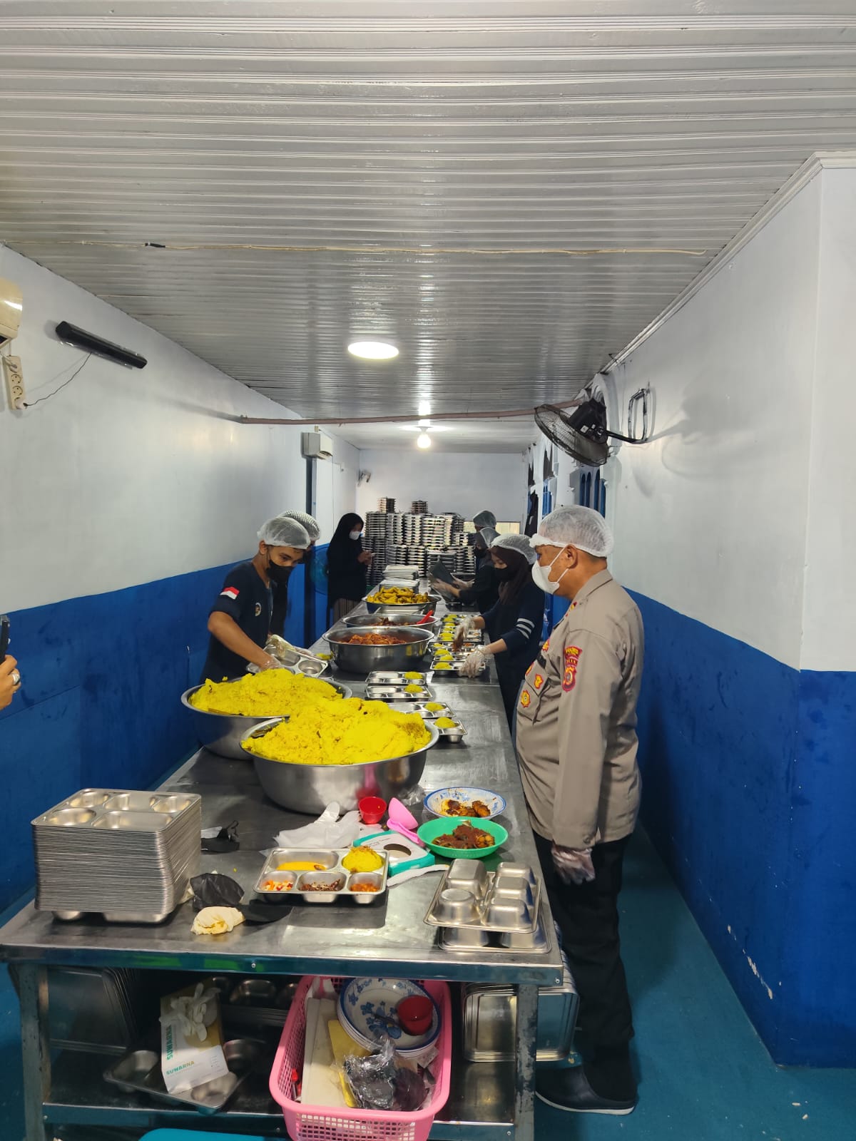 Satbinmas Polres Langsa Lakukan Monitoring Dapur SPPG Program Makan Bergizi Gratis