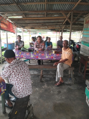 Sat Polairud Polres Langsa Intensifkan Patroli Dialogis di Kawasan Pesisir Kuala Langsa