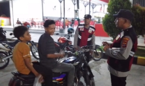 Polsek Rantau Selamat Gencarkan Patroli Dialogis Malam Hari untuk Jaga Kondusivitas Wilayah