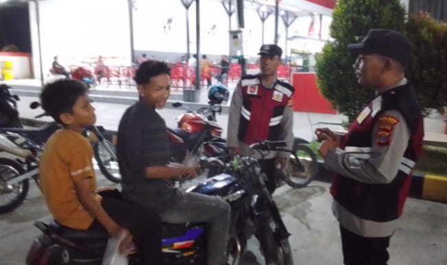 Polsek Rantau Selamat Gencarkan Patroli Dialogis Malam Hari untuk Jaga Kondusivitas Wilayah