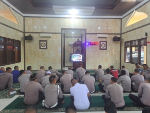 Polres Langsa Gelar Bimbingan Rohani dan Mental Melalui Yasinan serta Doa Bersama