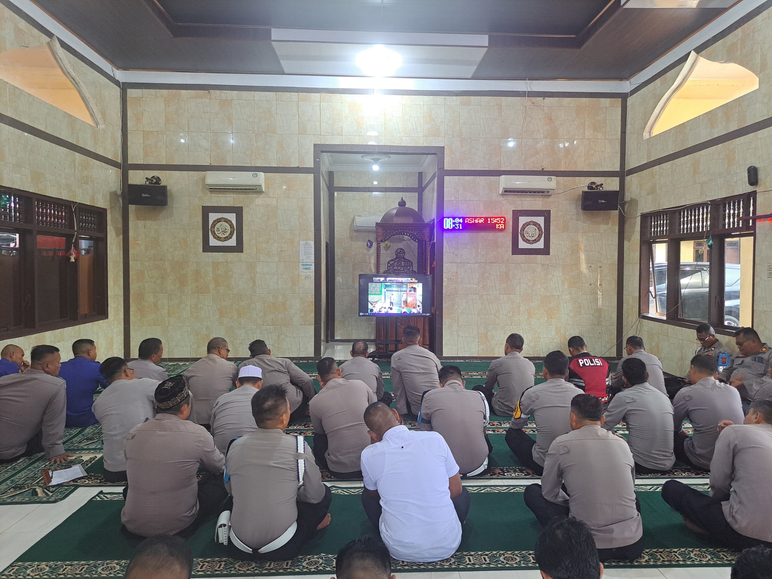 Polres Langsa Gelar Bimbingan Rohani dan Mental Melalui Yasinan serta Doa Bersama