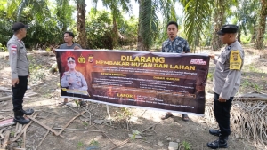 Polsek Sungai Raya Intensifkan Patroli Karhutla untuk Antisipasi Kebakaran Hutan dan Lahan