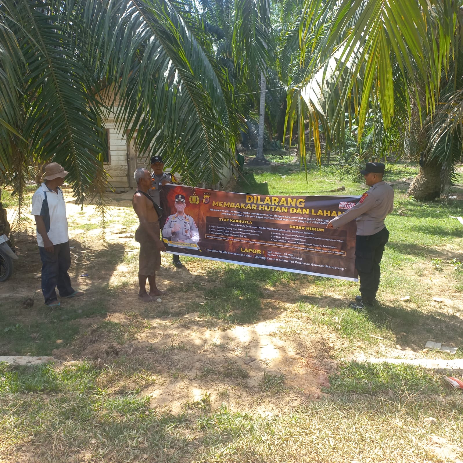 Polsek Sungai Raya Intensifkan Patroli Karhutla untuk Antisipasi Kebakaran Hutan dan Lahan