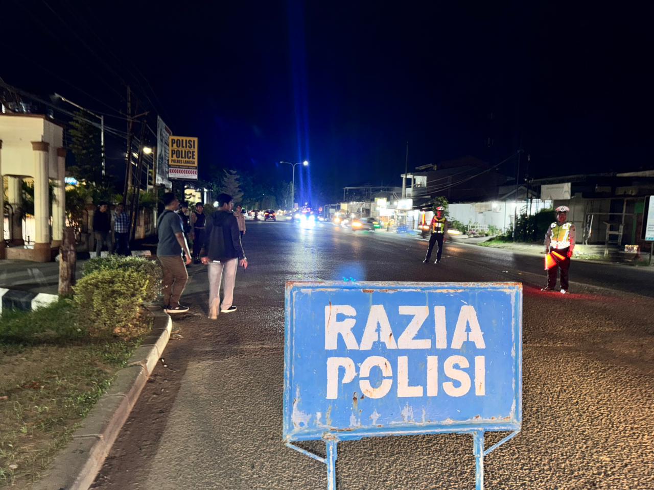 Polres Langsa Tingkatkan KRYD Melalui Razia Cipta Kondisi untuk Antisipasi Gangguan Kamtibmas