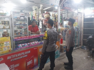 Patroli Malam Polsek Langsa Barat Perkuat Harkamtibmas di Kawasan Permukiman