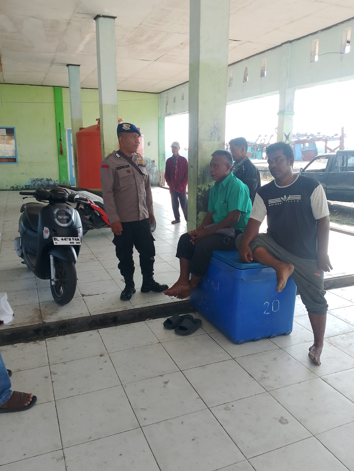 Sat Polairud Polres Langsa Tingkatkan Patroli Dialogis untuk Keselamatan Nelayan dan Pengguna Jasa Laut
