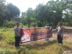 Polsek Sungai Raya Tingkatkan Patroli Karhutla untuk Cegah Kebakaran Hutan dan Lahan