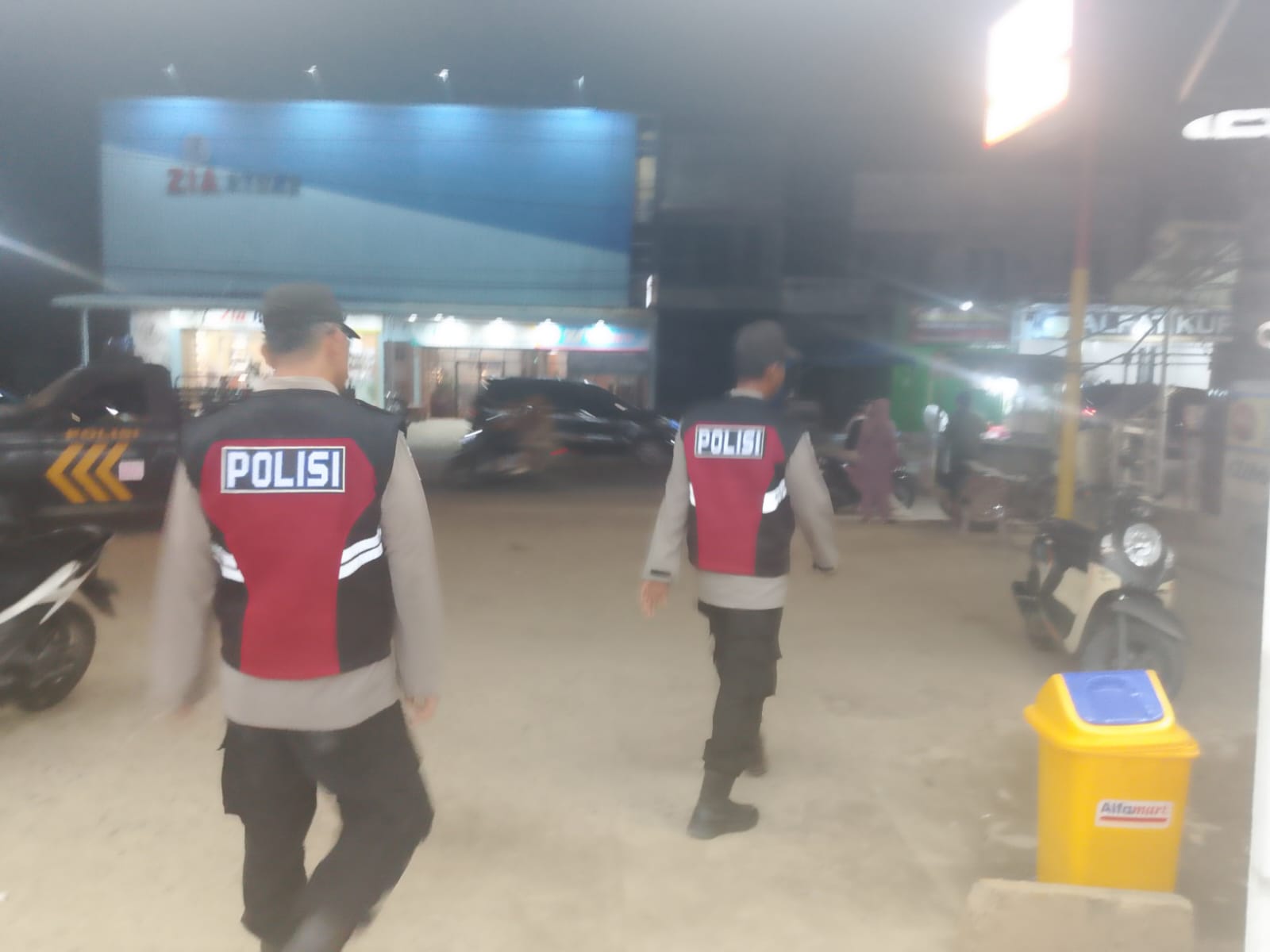 Patroli Malam Polsek Manyak Payed Diperkuat Demi Menjaga Kondusivitas Wilayah