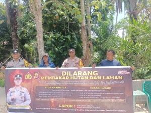 Polsek Langsa Barat Gencarkan Sosialisasi Karhutla untuk Tingkatkan Kesadaran Masyarakat