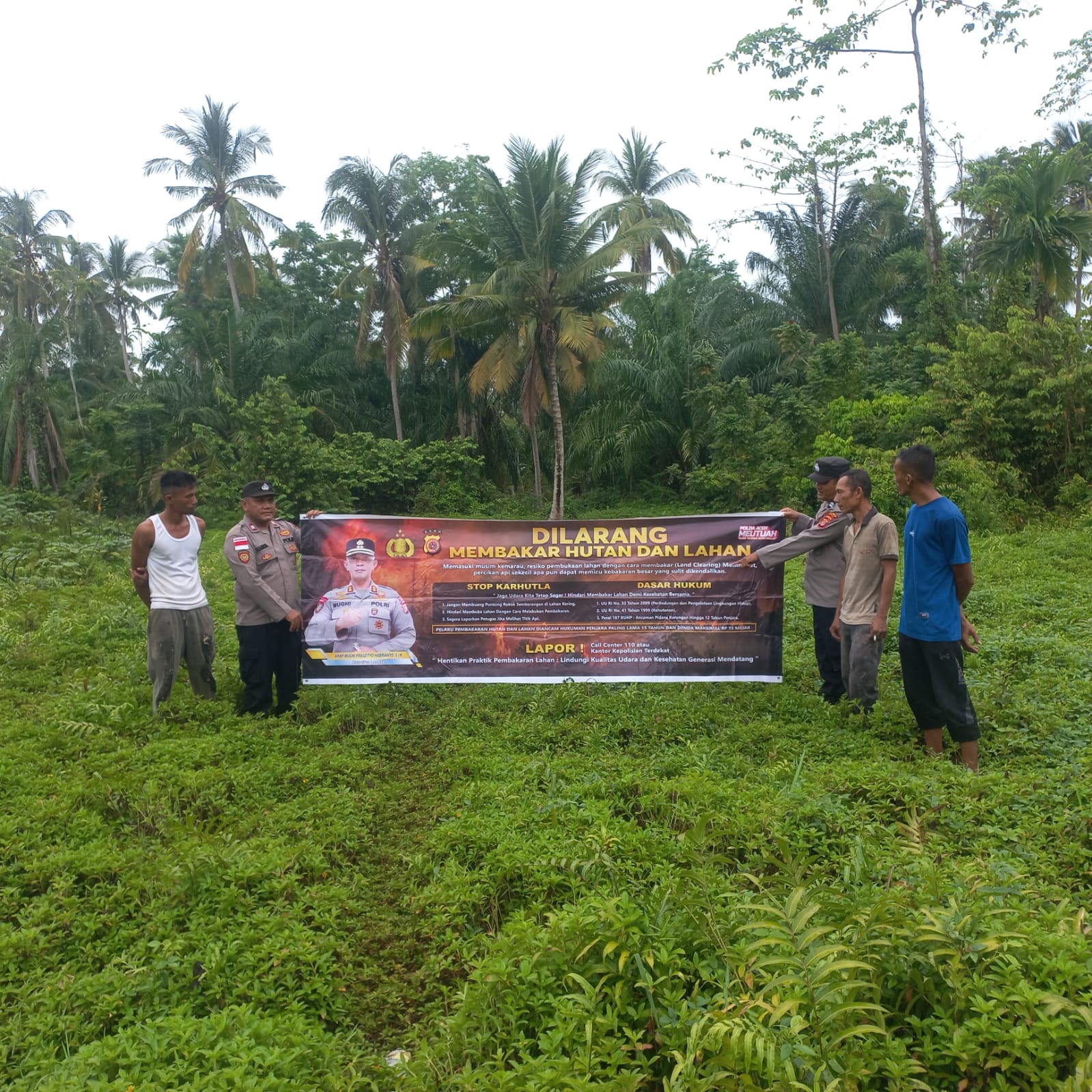 Polsek Sungai Raya Gencarkan Patroli Karhutla untuk Mencegah Kebakaran Hutan dan Lahan