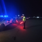 Satlantas Polres Langsa Intensifkan Patroli Blue Light Cegah Balap Liar di Kawasan Rawan
