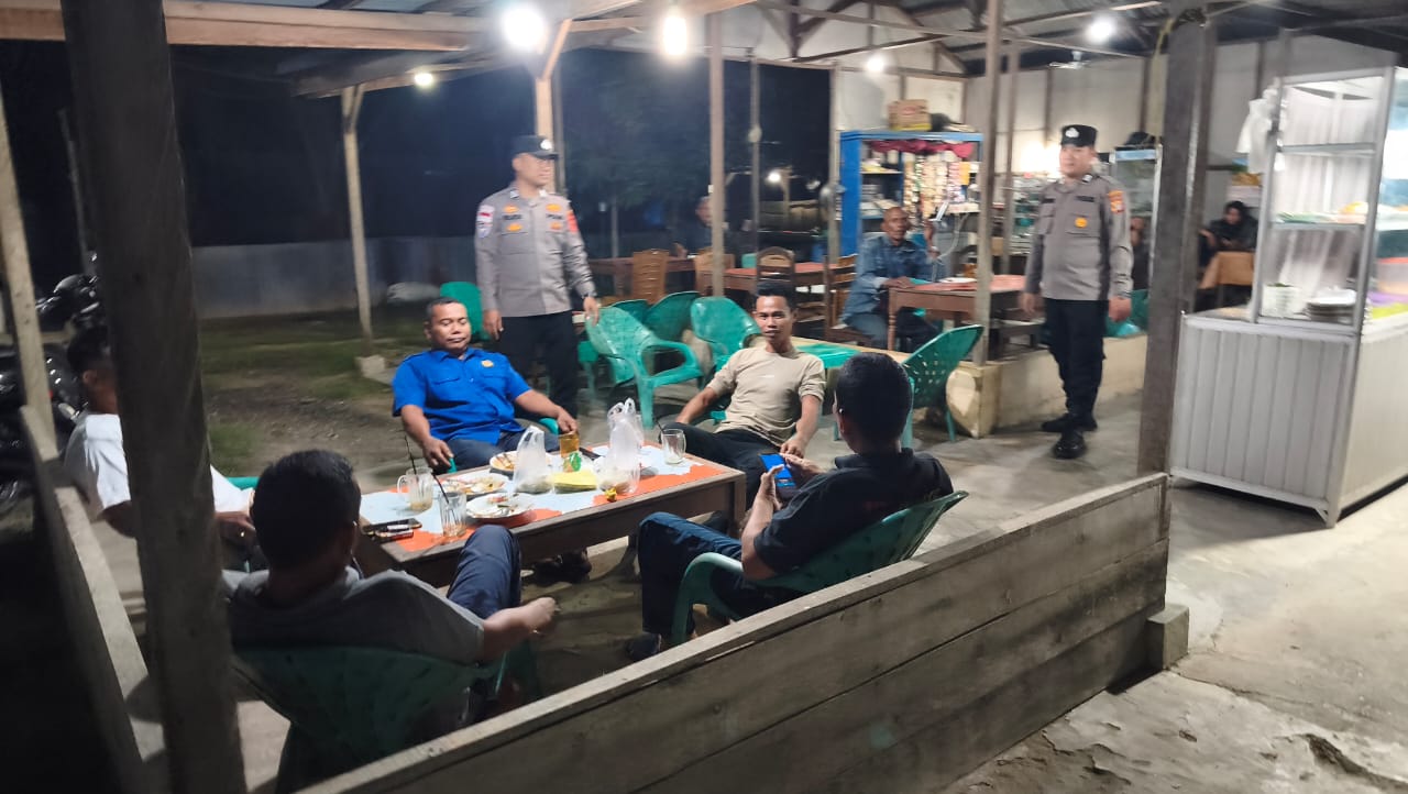 Patroli Malam Polsek Birem Bayeun Persempit Ruang Gerak Pelaku Kejahatan