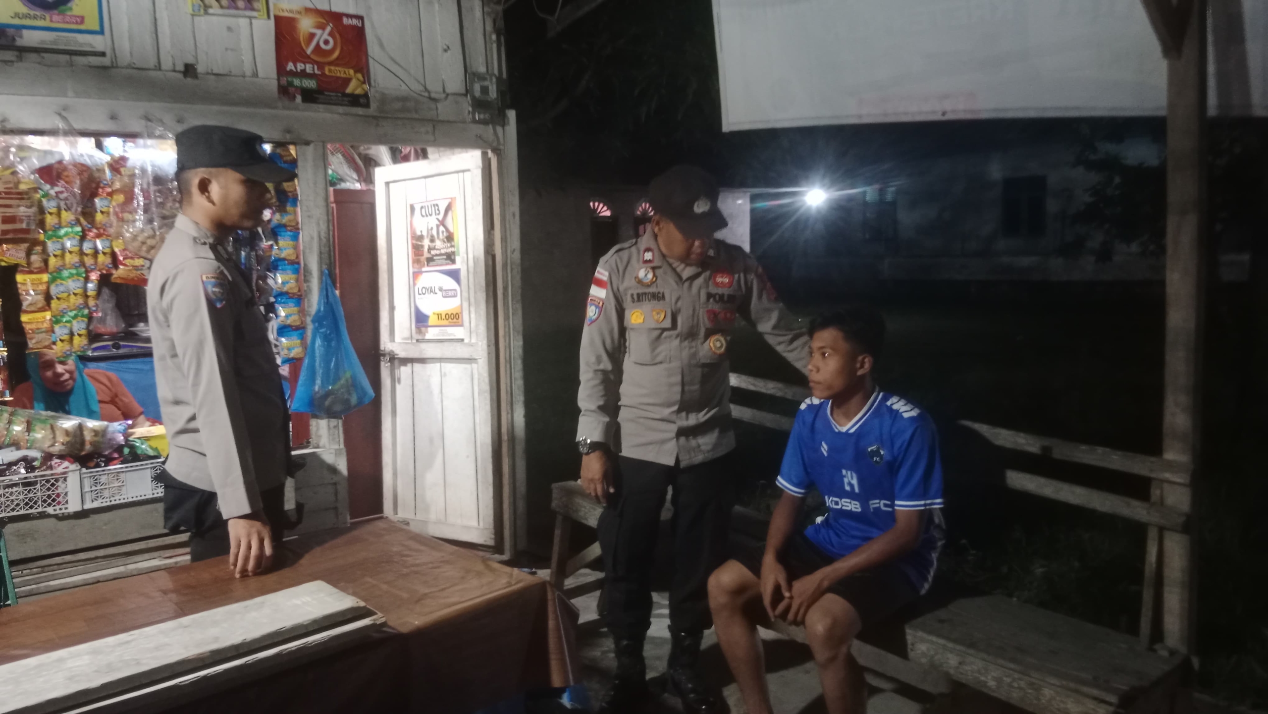Polsek Birem Bayeun Tingkatkan Patroli Malam untuk Antisipasi Gangguan Kamtibmas