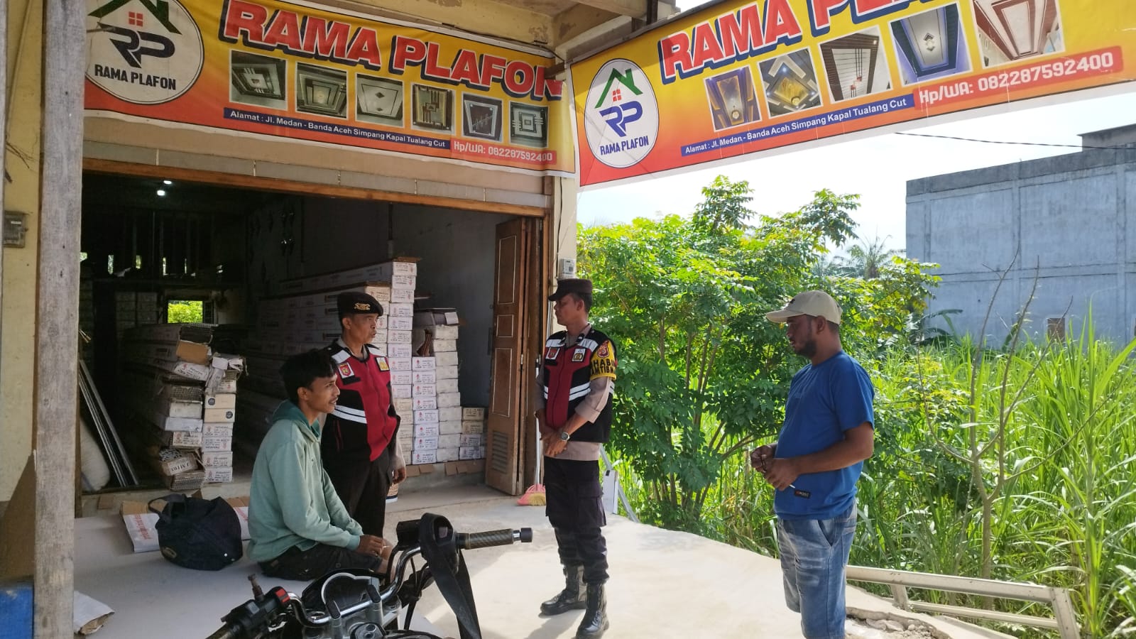Polsek Manyak Payed Tingkatkan Patroli Siang untuk Jaga Stabilitas Kamtibmas Wilayah