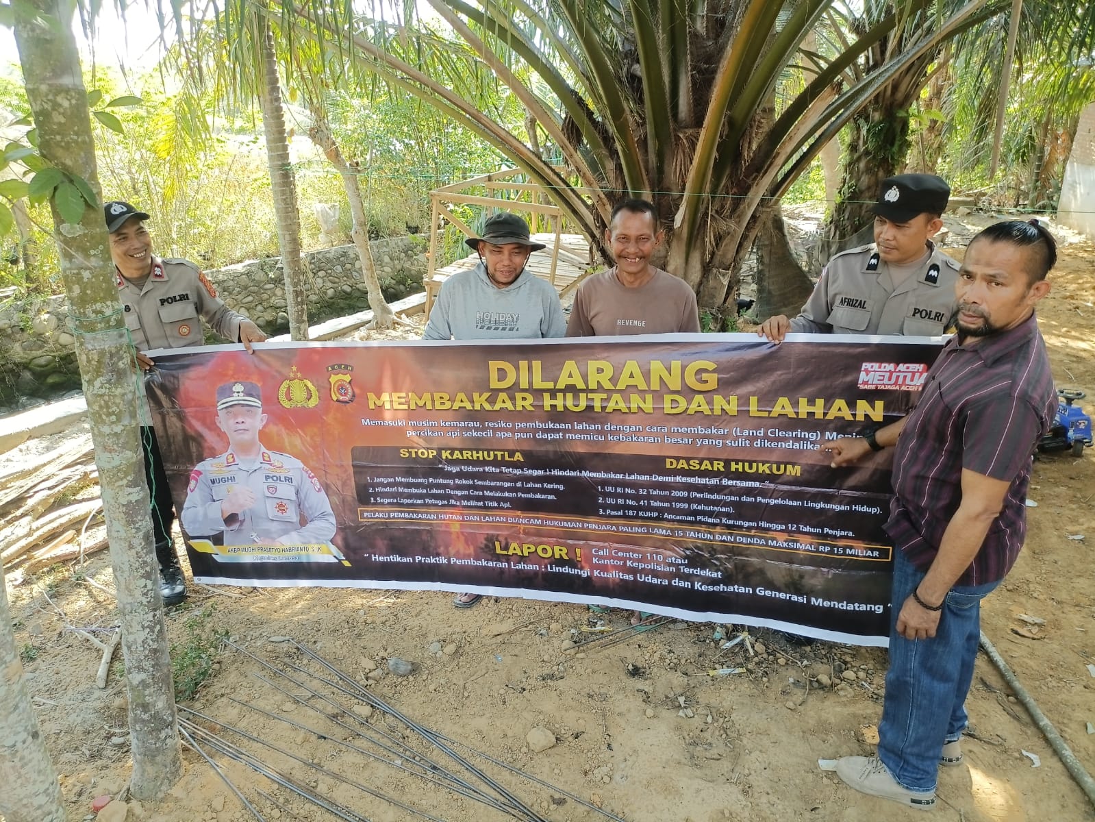Polsek Sungai Raya Intensifkan Patroli Karhutla untuk Cegah Kebakaran Hutan dan Lahan