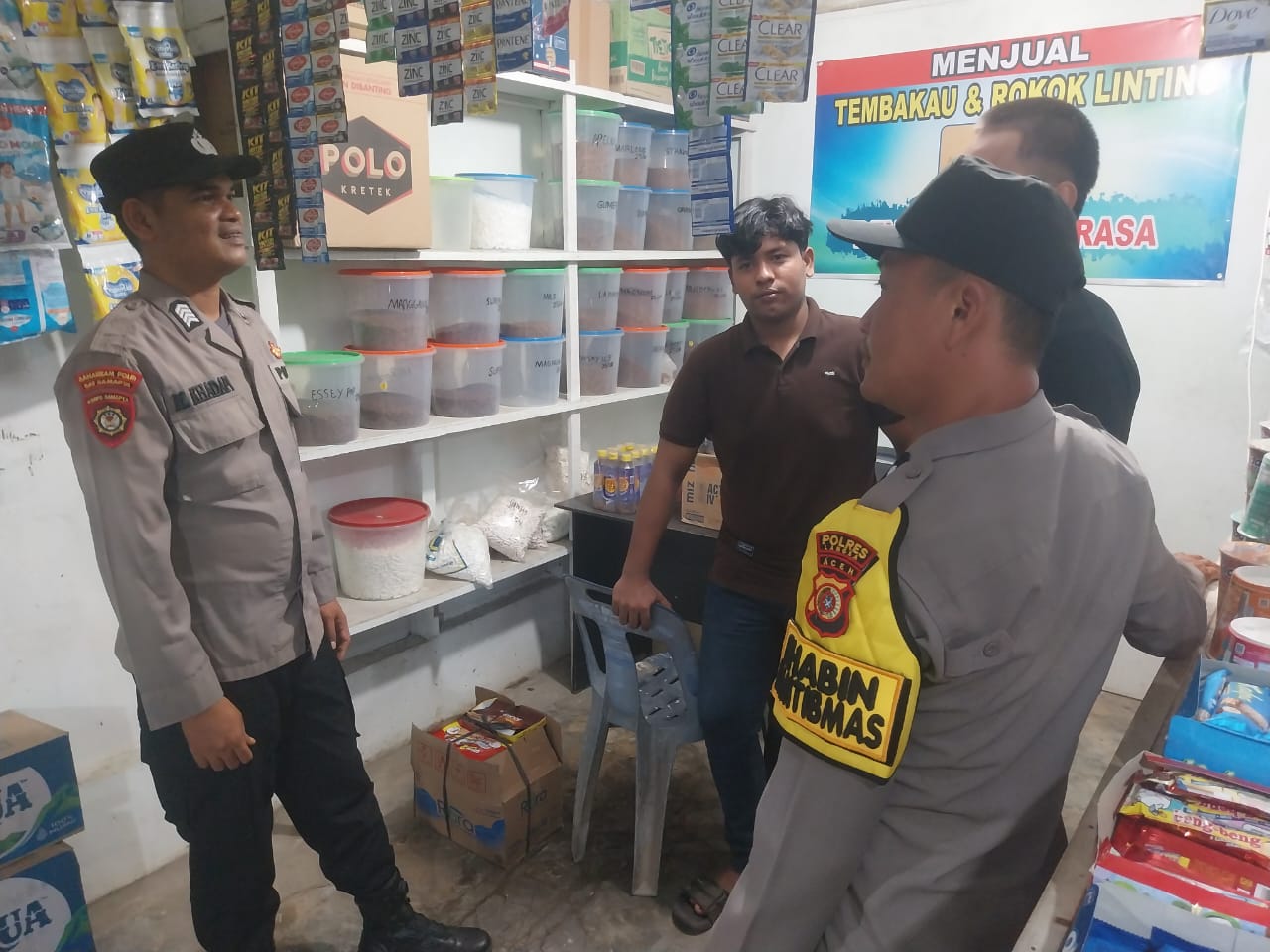 Polsek Langsa Barat Tingkatkan Patroli Malam untuk Jaga Stabilitas Keamanan Wilayah