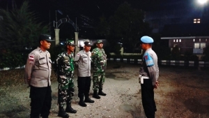 Polsek Langsa dan TNI Gelar Patroli Gabungan Jelang Haul Hasan Tiro untuk Jaga Kondusivitas Wilayah